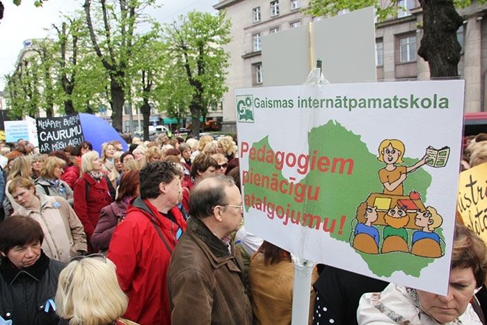 Pierīgas pedagogi: Negribam neko vairāk kā to, kas mums bija