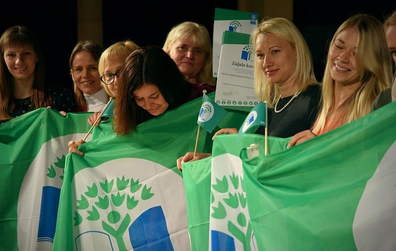 Pierīgas skolām piešķirts Zaļā karoga apbalvojums