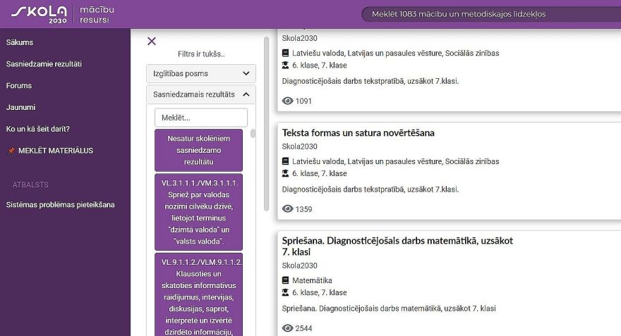 Pilnveidotā satura mācību līdzekļu paraugi skolotājiem būs pieejami īpašā mājaslapā
