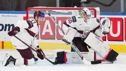 Attēls rakstam: Pirmais darbiņš paveikts. Latvijas hokeja valstsvienība iekļūst pasaules čempionāta ceturtdaļfinālā