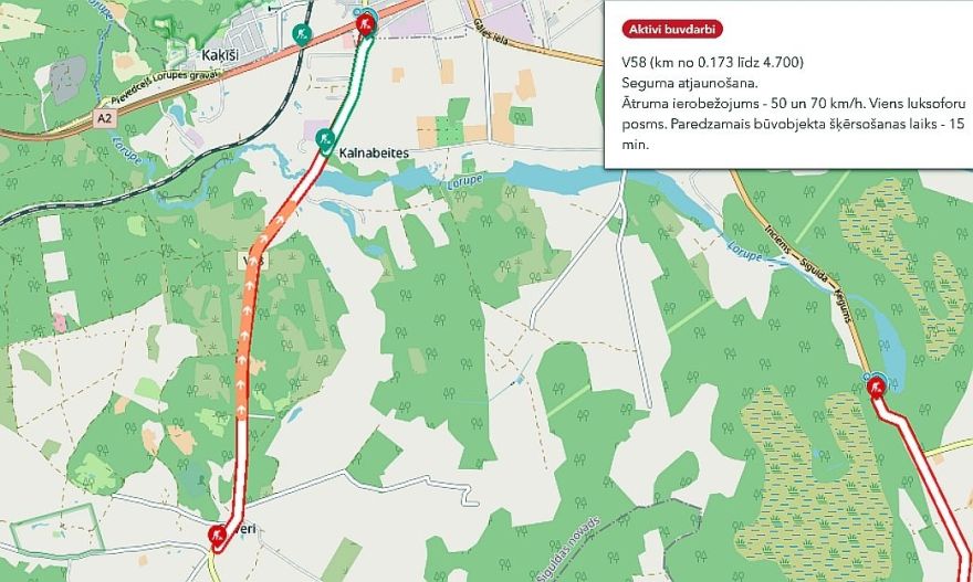 Posmā no Siguldas līdz Stīveriem sākušies ceļa remontdarbi