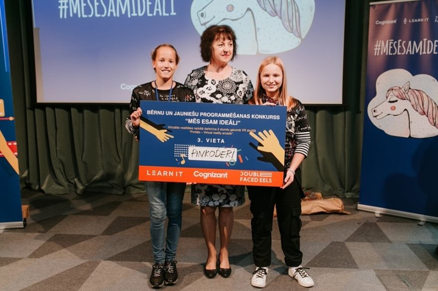 Programmēšanas konkursā godalgota vieta arī Salaspils skolniecēm