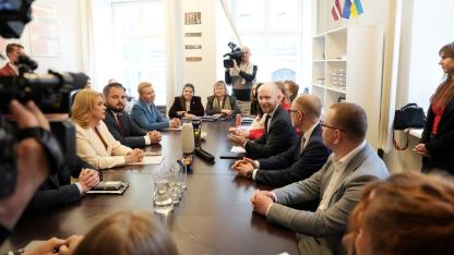 Attēls rakstam: "Progresīvie" "liek punktu" Siliņas valdībai. Mudina prezidentu sākt sarunas par jaunu valdību