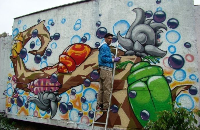 Projekts "StreetArt Ulbroka" un bērnu svētki Stopiņos