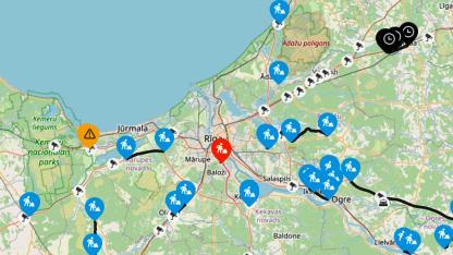 Attēls rakstam: Publicēta šāgada valsts autoceļu būvdarbu karte. Kur raks Pierīgā?