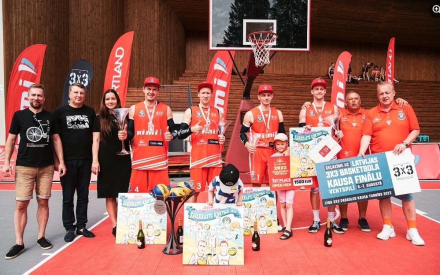 "Rīga" uzvar 3x3 basketbola turnīrā "Saulkrastu kokteilis"