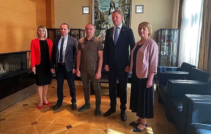 "Rīgas metropoles" vadība ar Ukrainas pašvaldību vadītājiem vienojas par sadarbību pieredzes apmaiņā