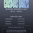 Attēls rakstam: Ropažu baznīcas Gaismas dārzs durvis vērs 29. novembrī