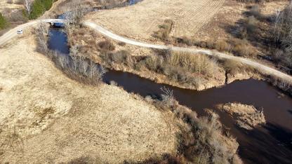 Attēls rakstam: Ropažu novadā ūdens līmenis upēs pazeminājies; turpmāk tā izmaiņas novēros vizuāli