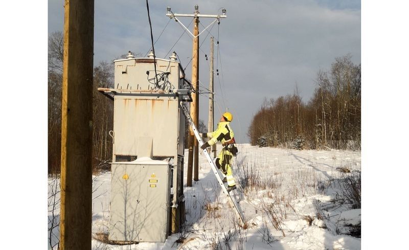 "Sadales tīkls": Stiprais sals var ietekmēt elektroapgādi klientiem valsts austrumu un centrālajos rajonos