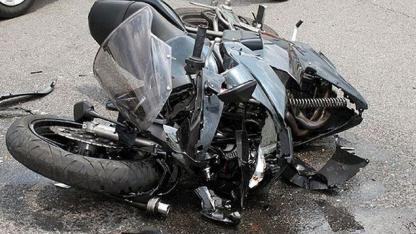 Attēls rakstam: Sadursmē ar automašīnu Rīgā cietis motocikla vadītājs