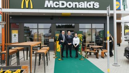 Attēls rakstam: "Šai atrašanās vietai ir liels potenciāls." Investēti 1,6 miljoni eiro "McDonald's" izveidē Krustkalnos