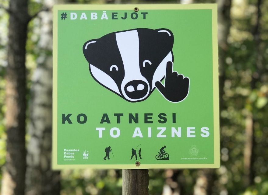 Sākta kampaņa "Dabā ejot, ko atnesi, to aiznes!"