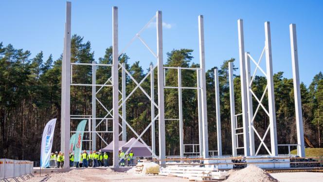 Attēls rakstam: Salaspilī ieliek pamatakmeni 30 miljonu eiro vērtā šķeldas katlu mājā