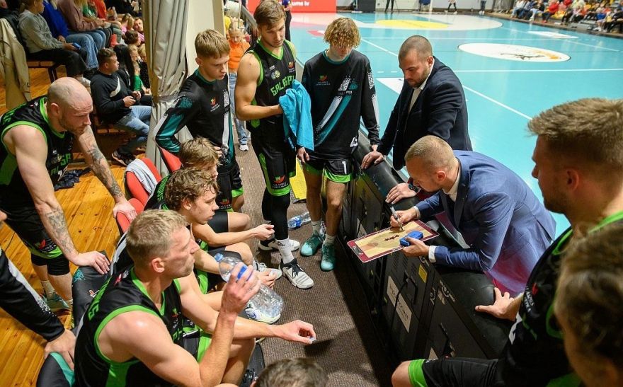 Salaspilieši piedzīvo sagrāvi Latvijas kausa spēlē pret basketbola klubu "Liepāja"