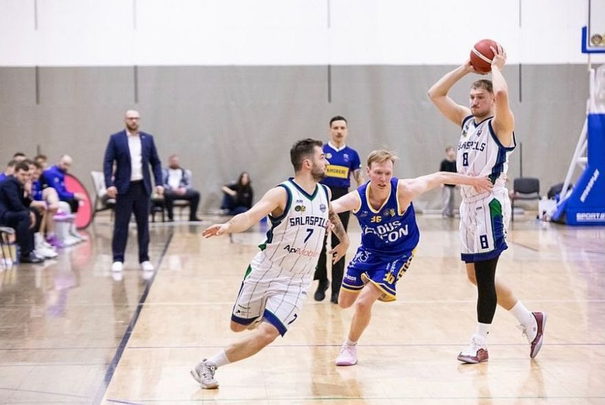 Salaspils basketbolisti piedzīvo zaudējumu rezultatīvā NBL ceturtdaļfināla spēlē