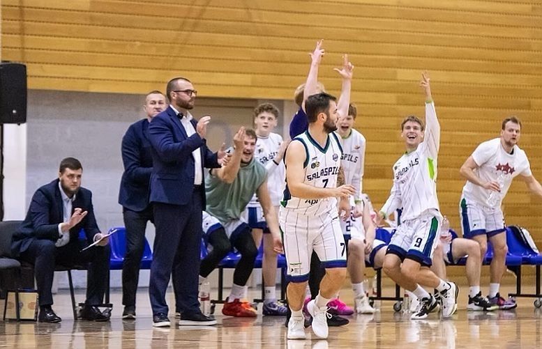 Salaspils basketbolisti turpina uzvarēt Nacionālajā līgā