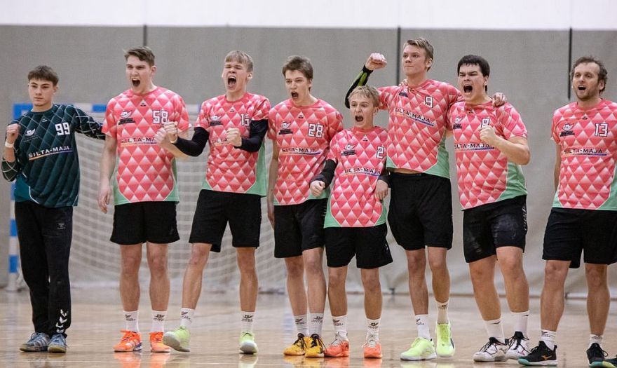 Salaspils handbolisti nosargā Latvijas pirmās līgas čempionu titulu
