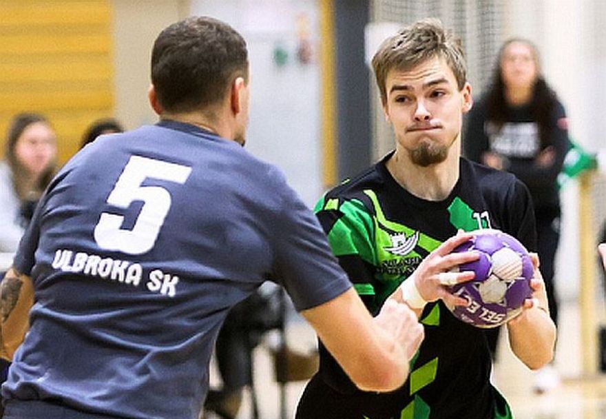 Salaspils handbolisti otrreiz pārspēj "Ulbroku" un iekļūst pirmās līgas finālā