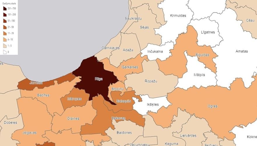 Saslimšana ar Covid-19 konstatēta arī Saulkrastu novadā