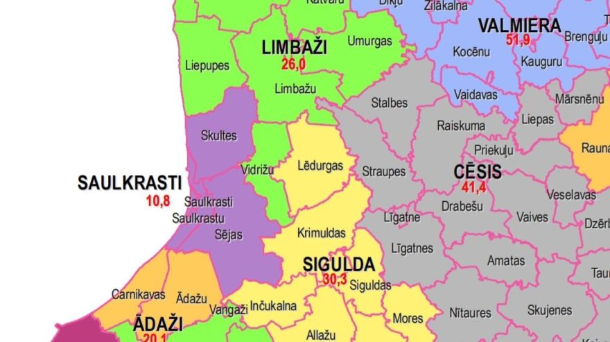 Satversme tiesā ierosināta lieta par administratīvi teritoriālajām izmaiņām Limbažu novadā
