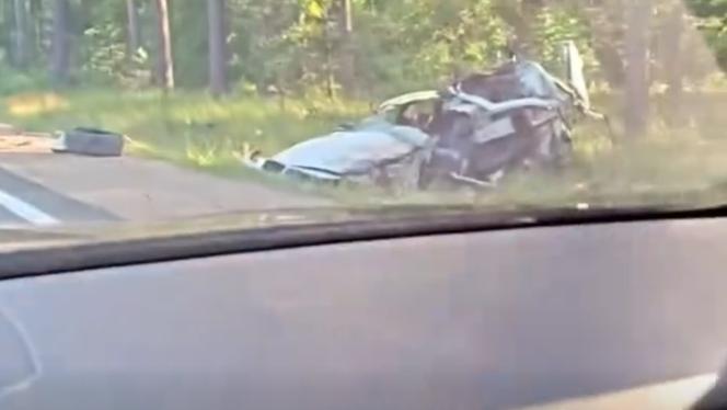 Attēls rakstam: Šausminoša traģēdija uz ceļa Ropažu novadā - vieglās automašīnas vadītāja gājusi bojā