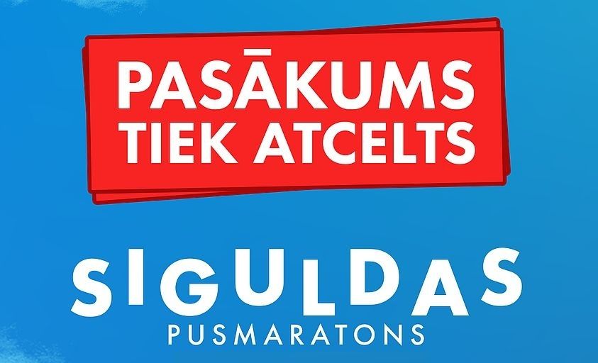Siguldā atcelts šonedēļ plānotais pusmaratons un "NYX Trio" koncerts