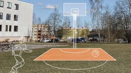 Attēls rakstam: Siguldā top jauna vieta basketbolam un aktīvai atpūtai