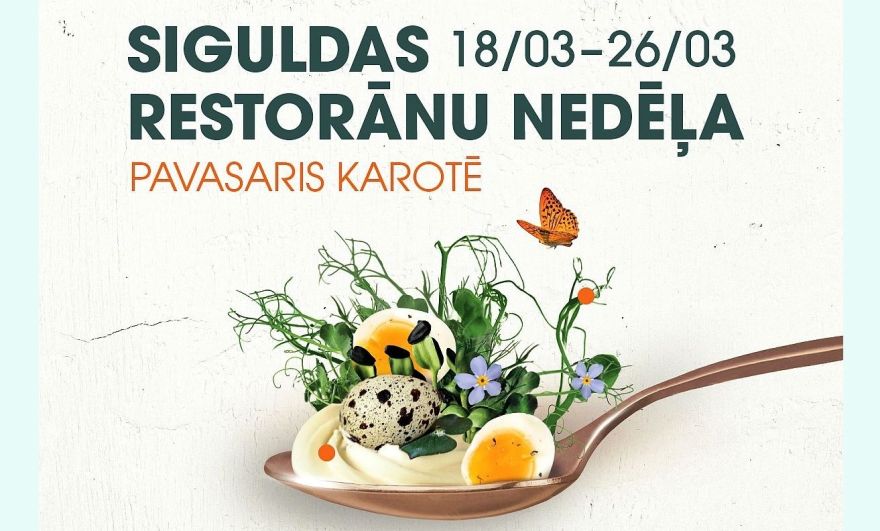 Siguldas novadā norisināsies pavasara Restorānu nedēļa