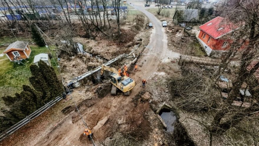 Siguldas novadā turpinās būvdarbi uz Vildogas ceļa; jārēķinās ar satiksmes ierobežojumiem