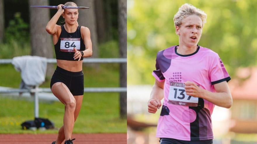 Attēls rakstam: Siguldietei Latvijas junioru čempiones tituls septiņcīņā, ādažniekam Latvijas jauniešu rekords desmitcīņā
