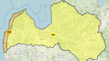 Attēls rakstam: Sinoptiķi brīdina par pirmo rudens vētru - Latviju skars ļoti spēcīgs vējš