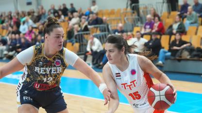 Attēls rakstam: “Šīs emocijas iedeva ļoti daudz nākamajām spēlēm…” TTT basketbolistes atspēlējas, taču nesalauž Itālijas vicečempiones