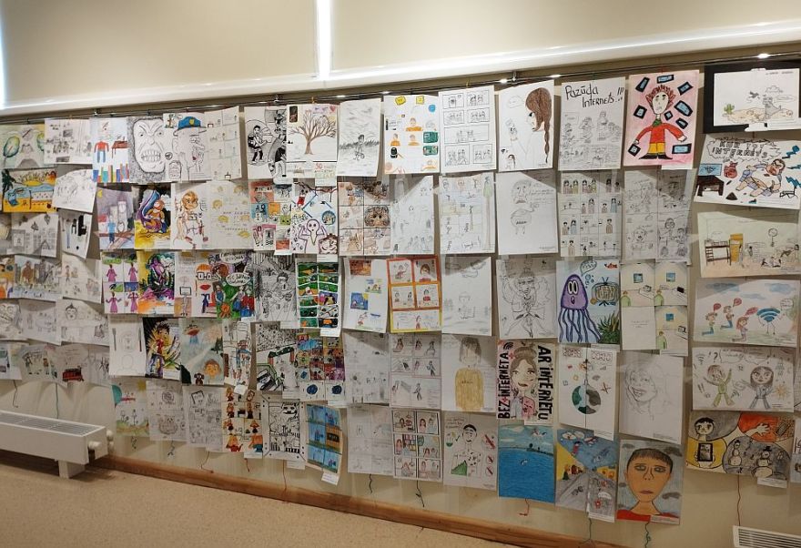Skolēnu karikatūru konkursam Ķekavā saņemti 812 darbi