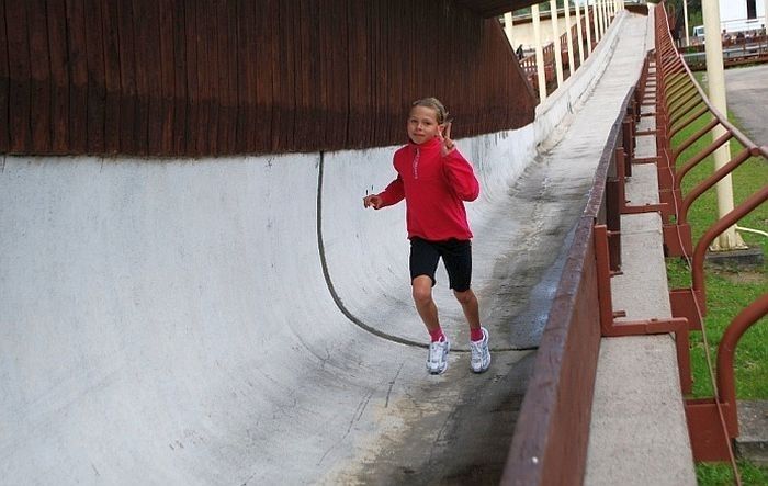 Skrējiens Siguldas bobsleja un kamaniņu trasē