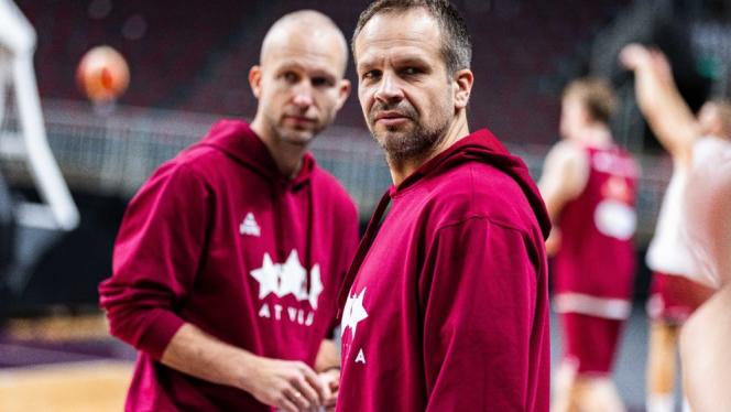 Attēls rakstam: Šmits un Žagars Latvijas basketbola izlases kandidātu sarakstā dalībai Pasaules kausa kvalifikācijas spēlēs