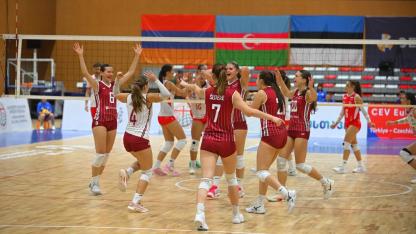 Attēls rakstam: “Spēle izvērtās sarežģīta…” Jaunās volejbolistes iztur Azerbaidžānas spiedienu un nodrošina dalību Eiropas U20 čempionāta kvalifikācijas otrajā posmā