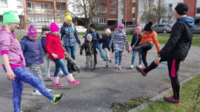 Sportiski izklaidējoša rīta rosme Saulkalnē