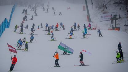 Attēls rakstam: Spraigās cīņās aizvadītas kalnu slēpošanas un snovborda sacensības "Siguldas kauss 2026"