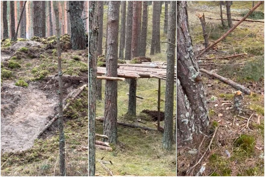 Štābiņus būvēt ir forši, bet... Pieaugušie pikti par bērnu aktivitātēm Carnikavas mežā