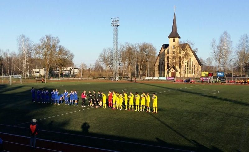 "Super Nova" futbolisti Olainē sagādā pirmo zaudējumu Ķekavas "Audai"