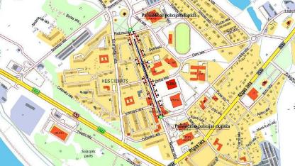 Attēls rakstam: Svētdienas rītā Salaspilī gaidāmas satiksmes organizācijas izmaiņas