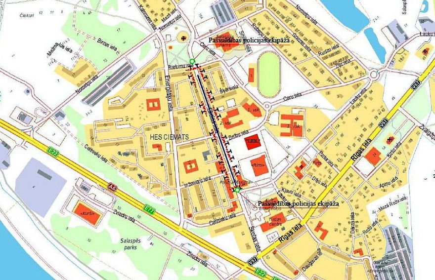 Svētdienas rītā Salaspilī gaidāmas satiksmes organizācijas izmaiņas