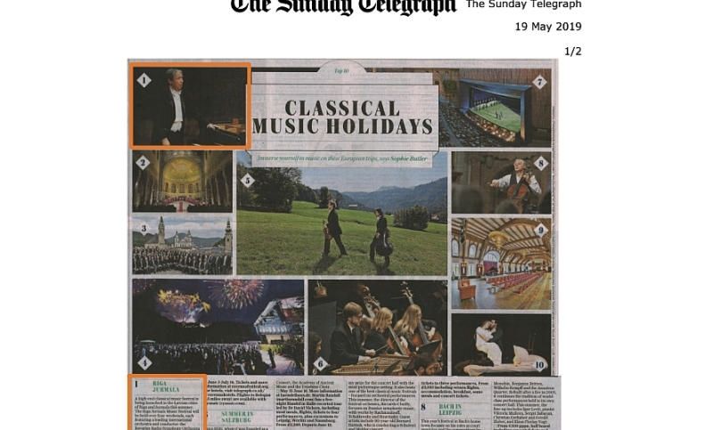 "The Telegraph" vasaras festivālu topā kā pirmo ierindo jauno mūzikas festivālu "Rīgas Jūrmala"