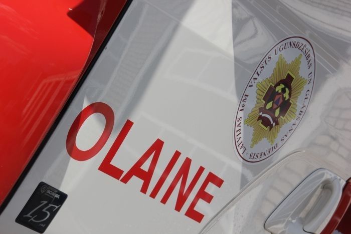 Trešdienas rītā Olainē aizdegusies dārza māja