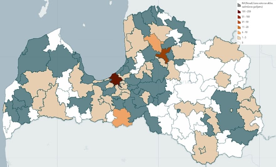 Trešo diennakti pēc kārtas Latvijā nav reģistrēts neviens jauns Covid-19 gadījums