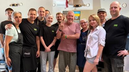 Attēls rakstam: Ukraiņi saka paldies Latvijai par doto iespēju