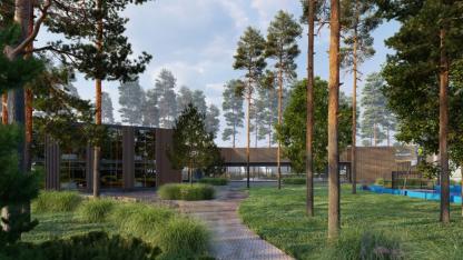 Attēls rakstam: Ulbrokā zāģē kokus, gatavojoties būvdarbiem. Ko plāno celt?