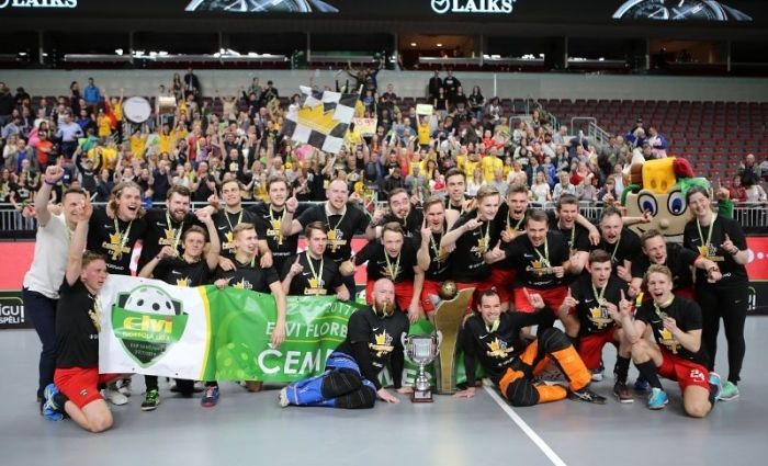 Ulbrokas florbolisti nosargā Latvijas čempionu titulu