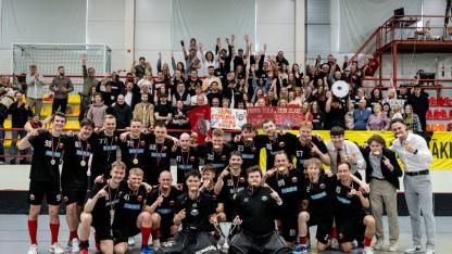 Attēls rakstam: Ulbrokas florbolistiem otrās līgas zelts un pirmās līgas bronza, ķekavietes trešās pirmajā līgā dāmām